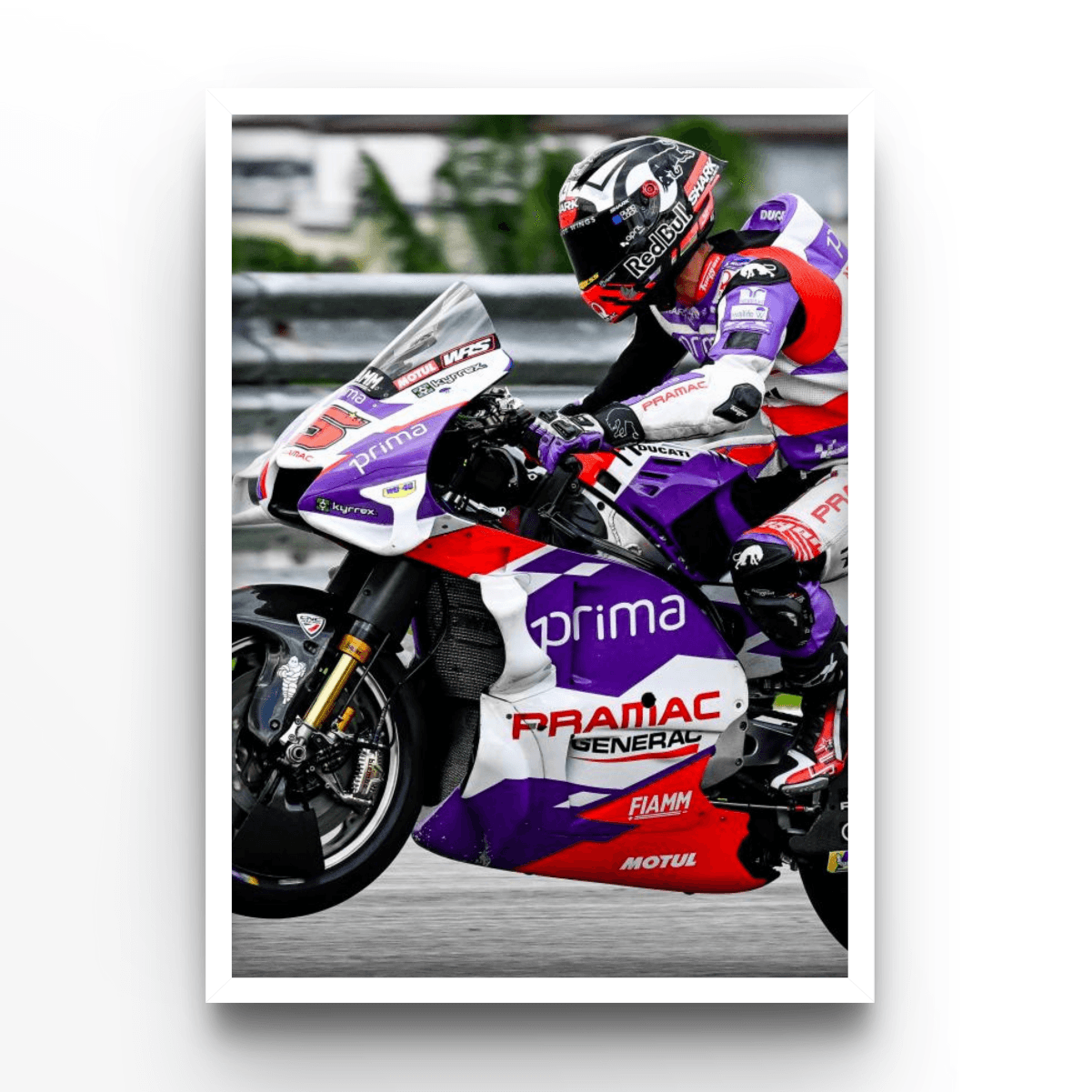 Johann Zarco 1 - A4, A3, A2 Posters Base - Poster Print Shop / Art Prints / PostersBase