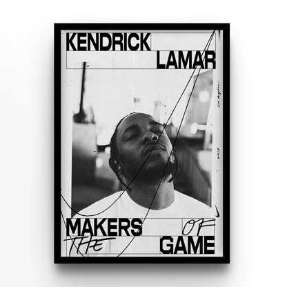 Kendrick Lamar - A4, A3, A2 Posters Base - Poster Print Shop / Art Prints / PostersBase