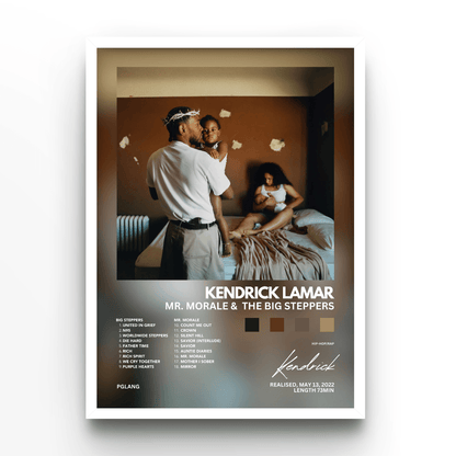 Kendrick Lamar Mr. Morales Album - A4, A3, A2 Posters Base - Poster Print Shop / Art Prints / PostersBase