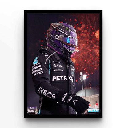 Lewis Hamilton 2 - A4, A3, A2 Posters Base - Poster Print Shop / Art Prints / PostersBase