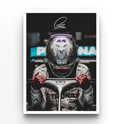 Lewis Hamilton 5 - A4, A3, A2 Posters Base - Poster Print Shop / Art Prints / PostersBase