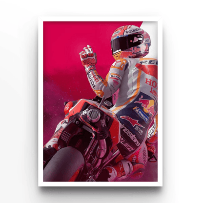 Marc Marquez 2 - A4, A3, A2 Posters Base - Poster Print Shop / Art Prints / PostersBase