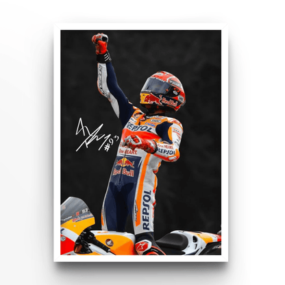 Marc Marquez 4 - A4, A3, A2 Posters Base - Poster Print Shop / Art Prints / PostersBase
