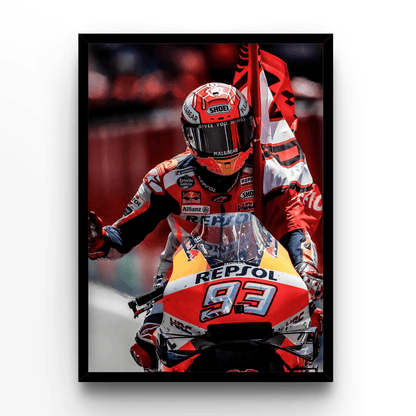 Marc Marquez 8 - A4, A3, A2 Posters Base - Poster Print Shop / Art Prints / PostersBase