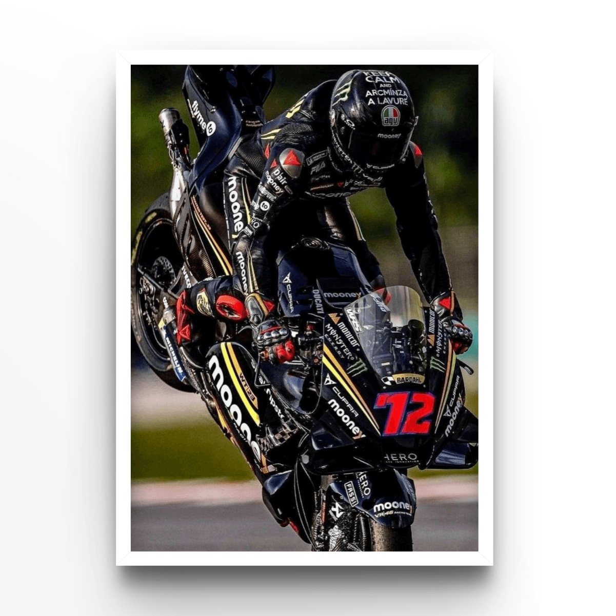 Marco Bezzecchi 2 - A4, A3, A2 Posters Base - Poster Print Shop / Art Prints / PostersBase