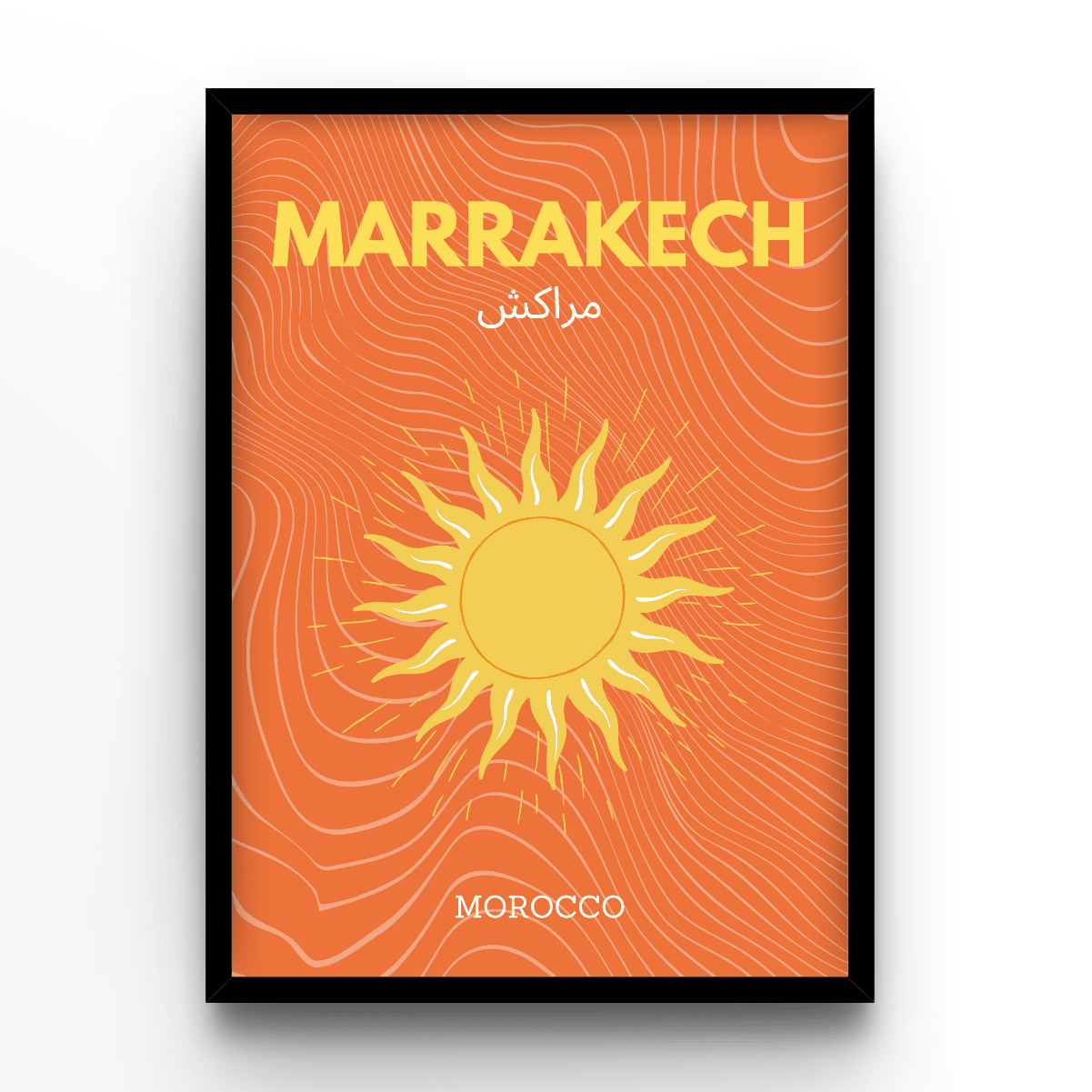 Marrakech - A4, A3, A2 Posters Base - Poster Print Shop / Art Prints / PostersBase