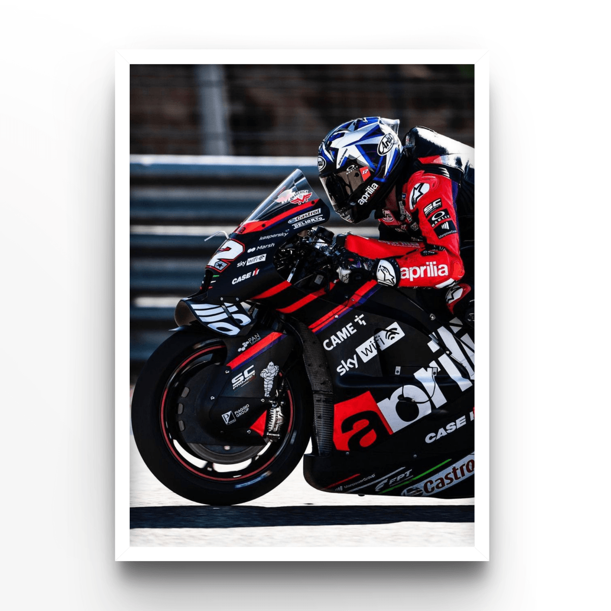 Maverick Viñales 2 - A4, A3, A2 Posters Base - Poster Print Shop / Art Prints / PostersBase