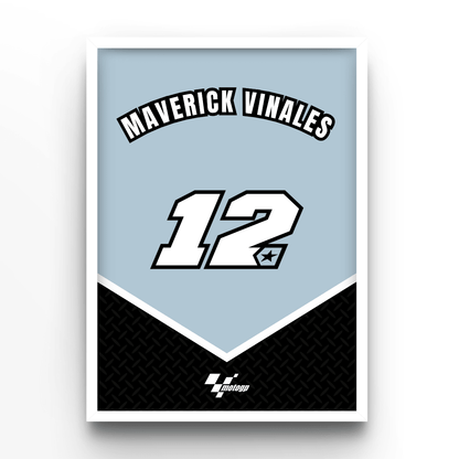 Maverick Viñales - A4, A3, A2 Posters Base - Poster Print Shop / Art Prints / PostersBase
