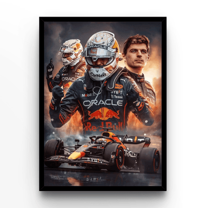 Max Verstappen 4 - A4, A3, A2 Posters Base - Poster Print Shop / Art Prints / PostersBase