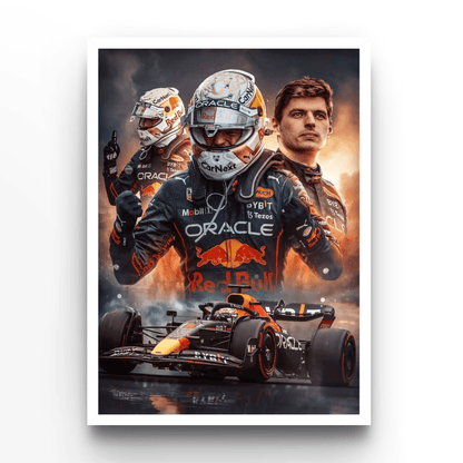 Max Verstappen 4 - A4, A3, A2 Posters Base - Poster Print Shop / Art Prints / PostersBase