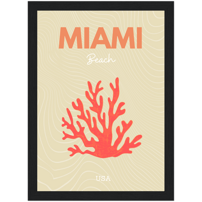 Miami - A4, A3, A2 Posters Base - Poster Print Shop / Art Prints / PostersBase