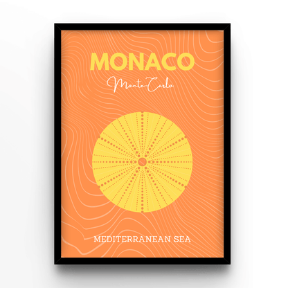 Monaco - A4, A3, A2 Posters Base - Poster Print Shop / Art Prints / PostersBase
