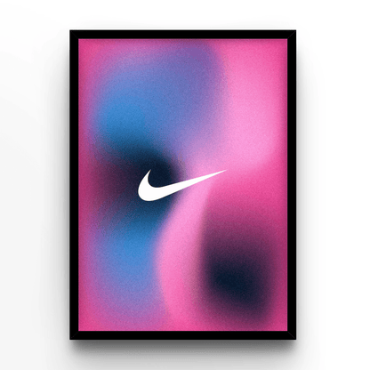 Nike Blur Pink - A4, A3, A2 Posters Base - Poster Print Shop / Art Prints / PostersBase