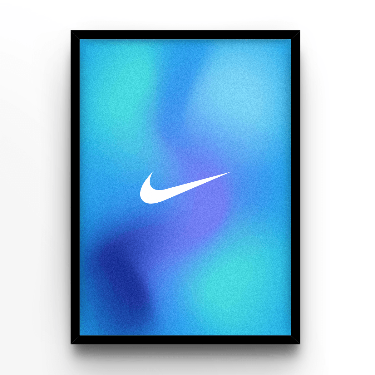 Nike Blur Waves - A4, A3, A2 Posters Base - Poster Print Shop / Art Prints / PostersBase