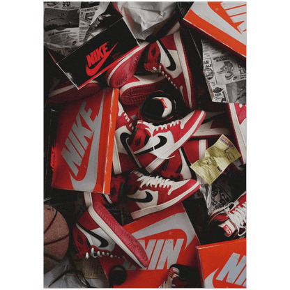 "Nike Shoes" - A4, A3, A2 Posters Base - Poster Print Shop / Art Prints / PostersBase