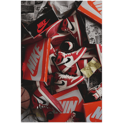 "Nike Shoes" - A4, A3, A2 Posters Base - Poster Print Shop / Art Prints / PostersBase