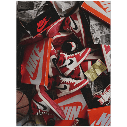 "Nike Shoes" - A4, A3, A2 Posters Base - Poster Print Shop / Art Prints / PostersBase