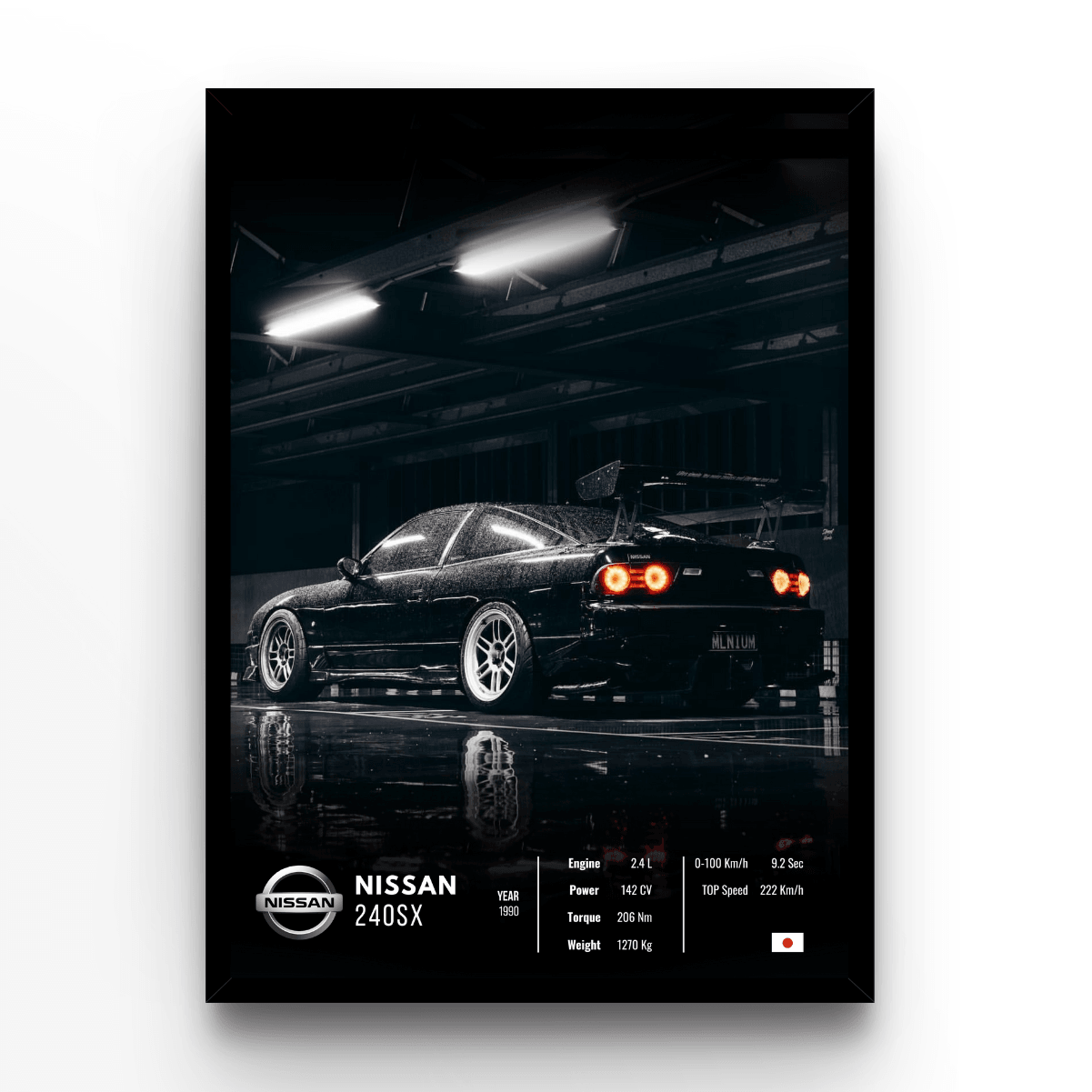 Nissan 240SX Collector - A4, A3, A2 Posters Base - Poster Print Shop / Art Prints / PostersBase