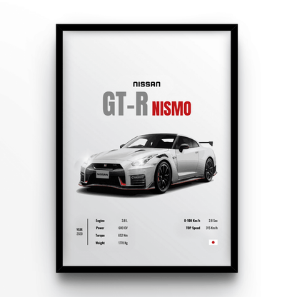 Nissan GT-R Nismo - A4, A3, A2 Posters Base - Poster Print Shop / Art Prints / PostersBase