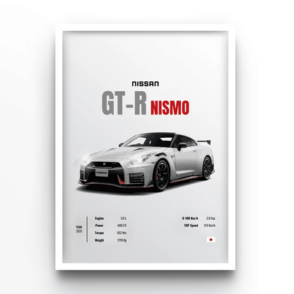 Nissan GT-R Nismo - A4, A3, A2 Posters Base - Poster Print Shop / Art Prints / PostersBase