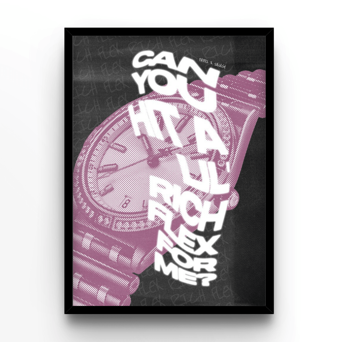 Pappi Drake x Savage - A4, A3, A2 Posters Base - Poster Print Shop / Art Prints / PostersBase