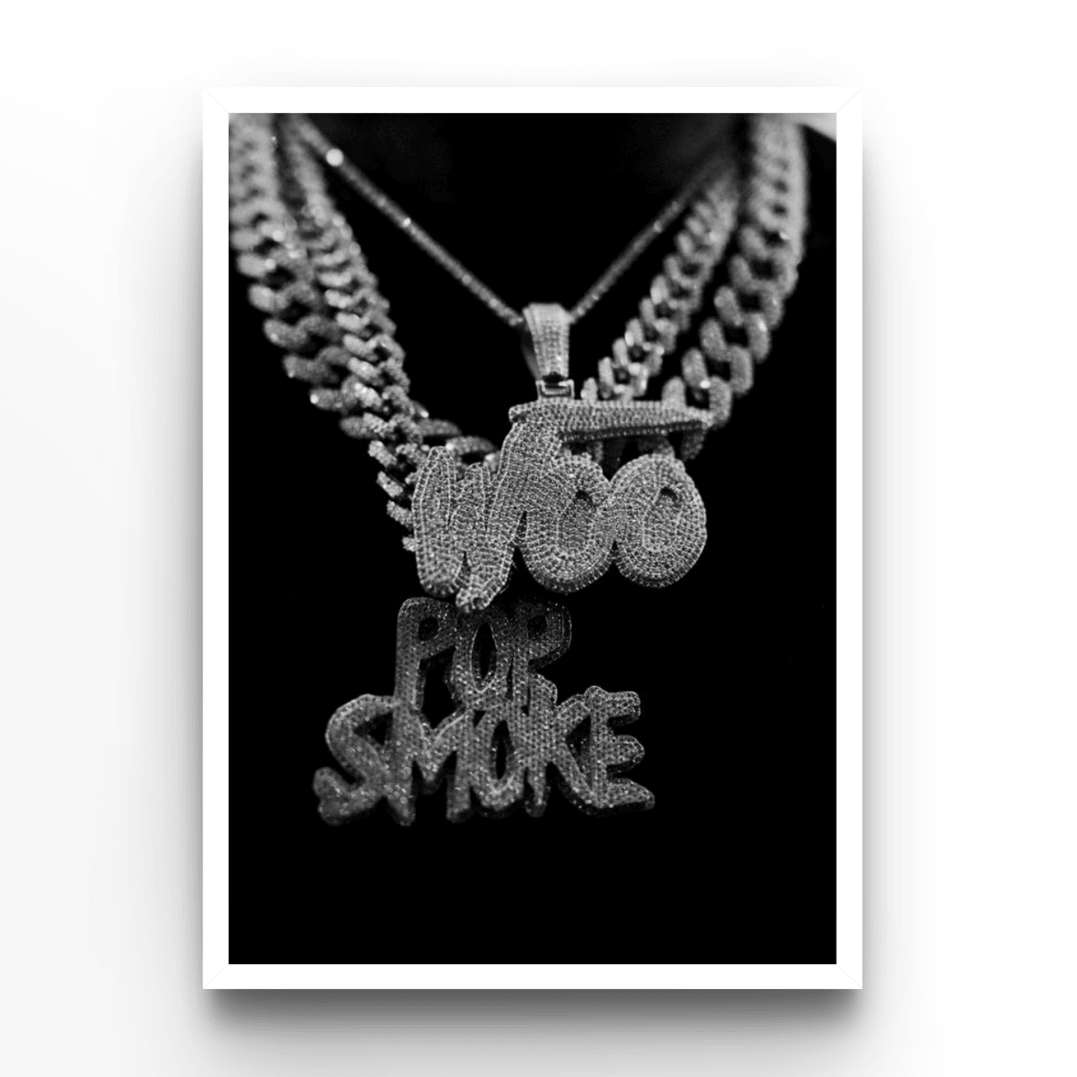 Pop Smoke Chainz - A4, A3, A2 Posters Base - Poster Print Shop / Art Prints / PostersBase