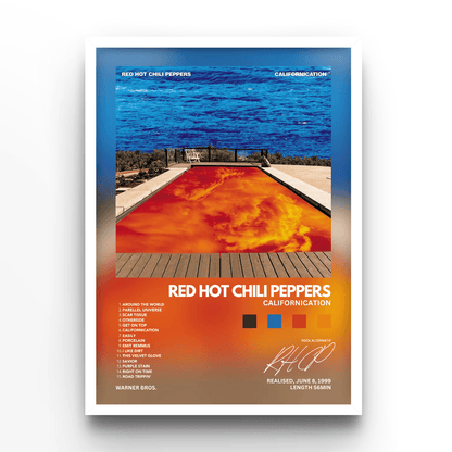 Red Hot Chili Peppers Californication - A4, A3, A2 Posters Base - Poster Print Shop / Art Prints / PostersBase