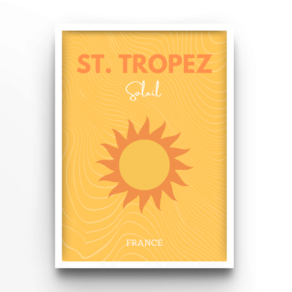 Saint-Tropez - A4, A3, A2 Posters Base - Poster Print Shop / Art Prints / PostersBase