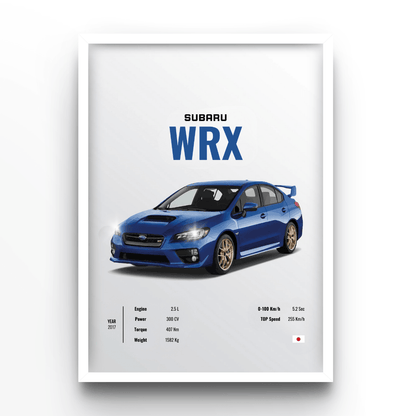 Subaru WRX - A4, A3, A2 Posters Base - Poster Print Shop / Art Prints / PostersBase