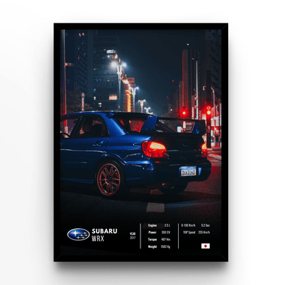 Subaru WRX Collector - A4, A3, A2 Posters Base - Poster Print Shop / Art Prints / PostersBase