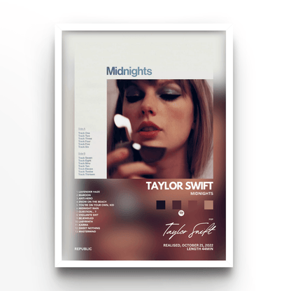 Taylor Swift Midnights - A4, A3, A2 Posters Base - Poster Print Shop / Art Prints / PostersBase