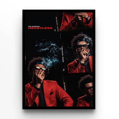 The Weeknd Heartless - A4, A3, A2 Posters Base - Poster Print Shop / Art Prints / PostersBase