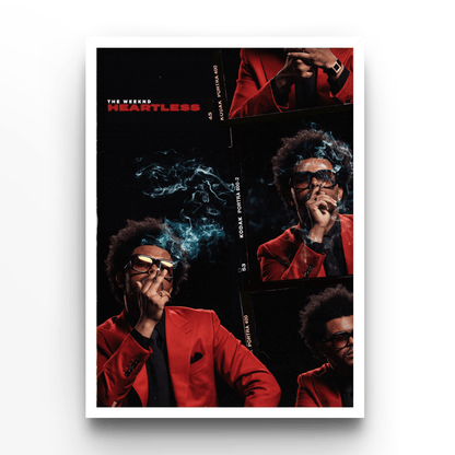 The Weeknd Heartless - A4, A3, A2 Posters Base - Poster Print Shop / Art Prints / PostersBase
