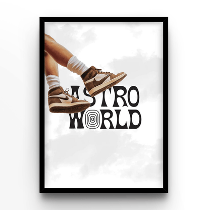 Travis Scott Astroworld - A4, A3, A2 Posters Base - Poster Print Shop / Art Prints / PostersBase