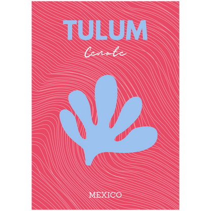 Tulum - A4, A3, A2 Posters Base - Poster Print Shop / Art Prints / PostersBase