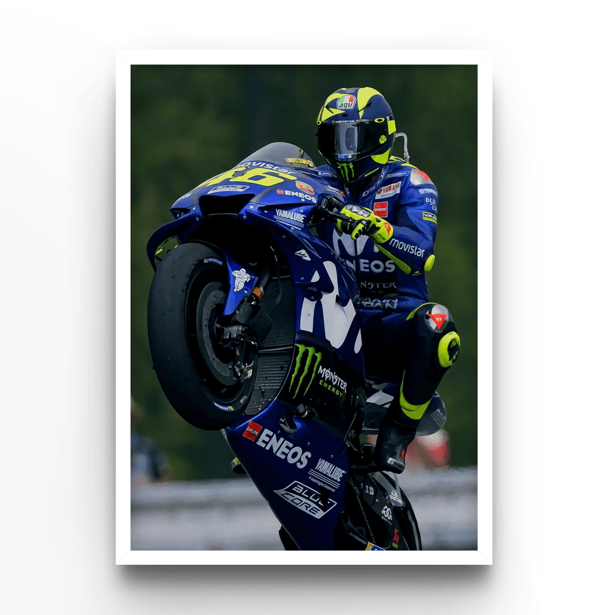 Valentino Rossi 4 - A4, A3, A2 Posters Base - Poster Print Shop / Art Prints / PostersBase